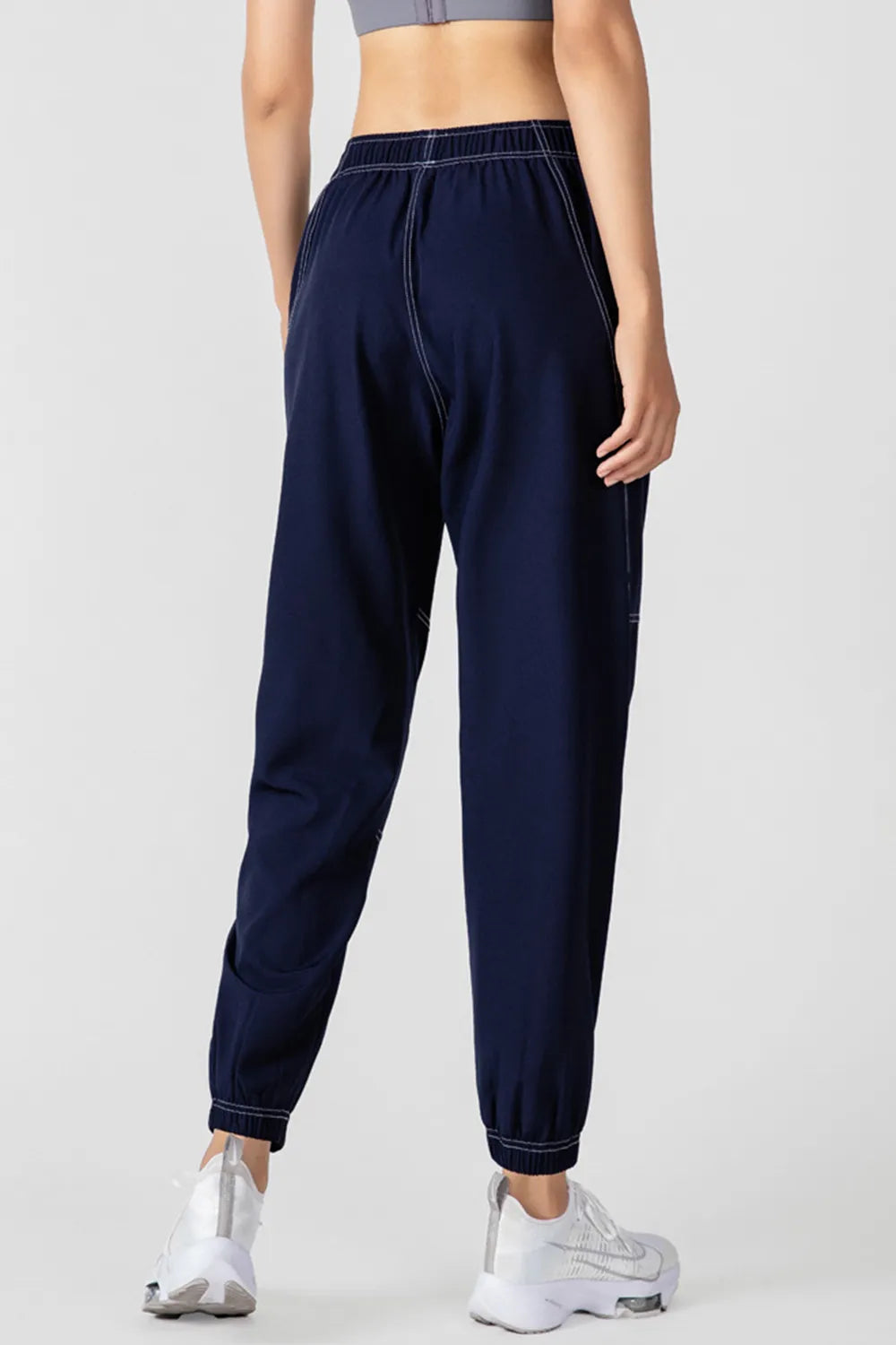 Women's Stretch Drawstring Joggers with Pockets | 4 Colors