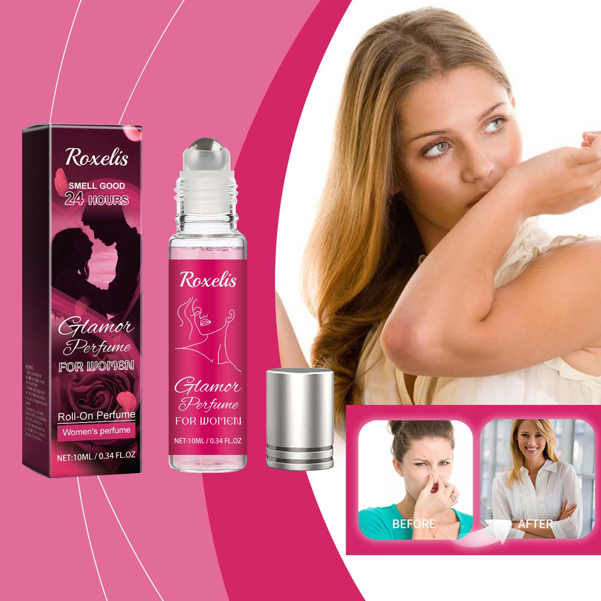 Glamor Floral Perfume for Women | Rose, Patchouli & Grapefruit
