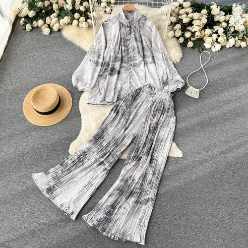 Women's Top & Pants Set | Polyester, One Size, 6 Styles