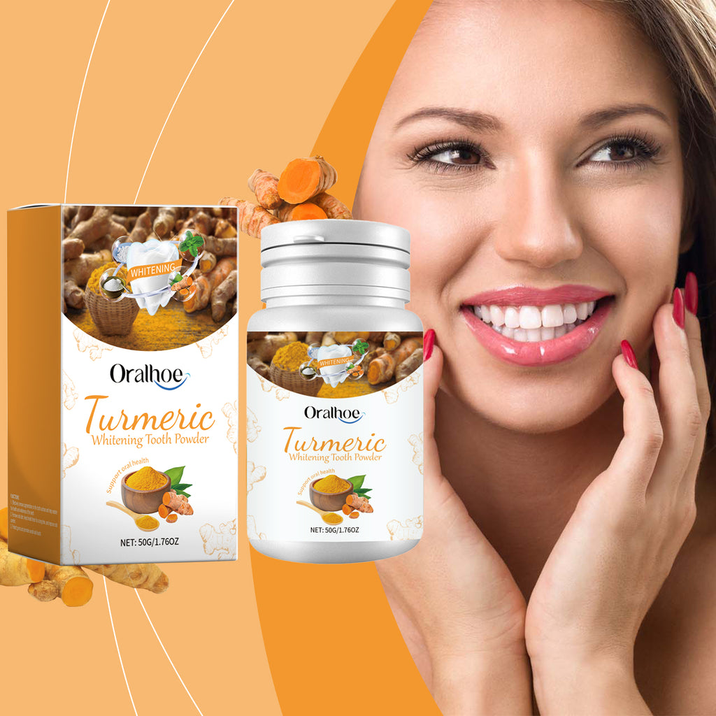 Turmeric & Peppermint Tooth Powder | Hydroxyapatite Formula