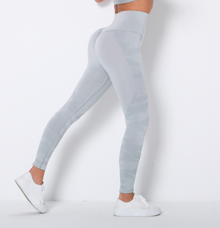 Women's Camo Seamless Yoga Leggings | High Waist, Squat-Proof