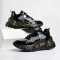 Women's Sequin Chunky Platform Sneakers | Sparkly Dad Shoes