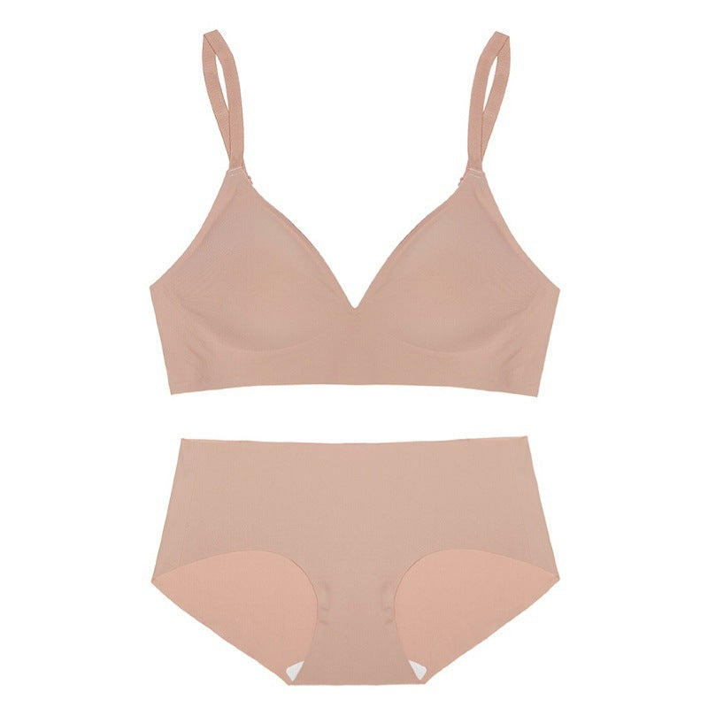 Women's Wireless Jelly Bra Set | Soft Support, 3/4 Cup, 6 Colors