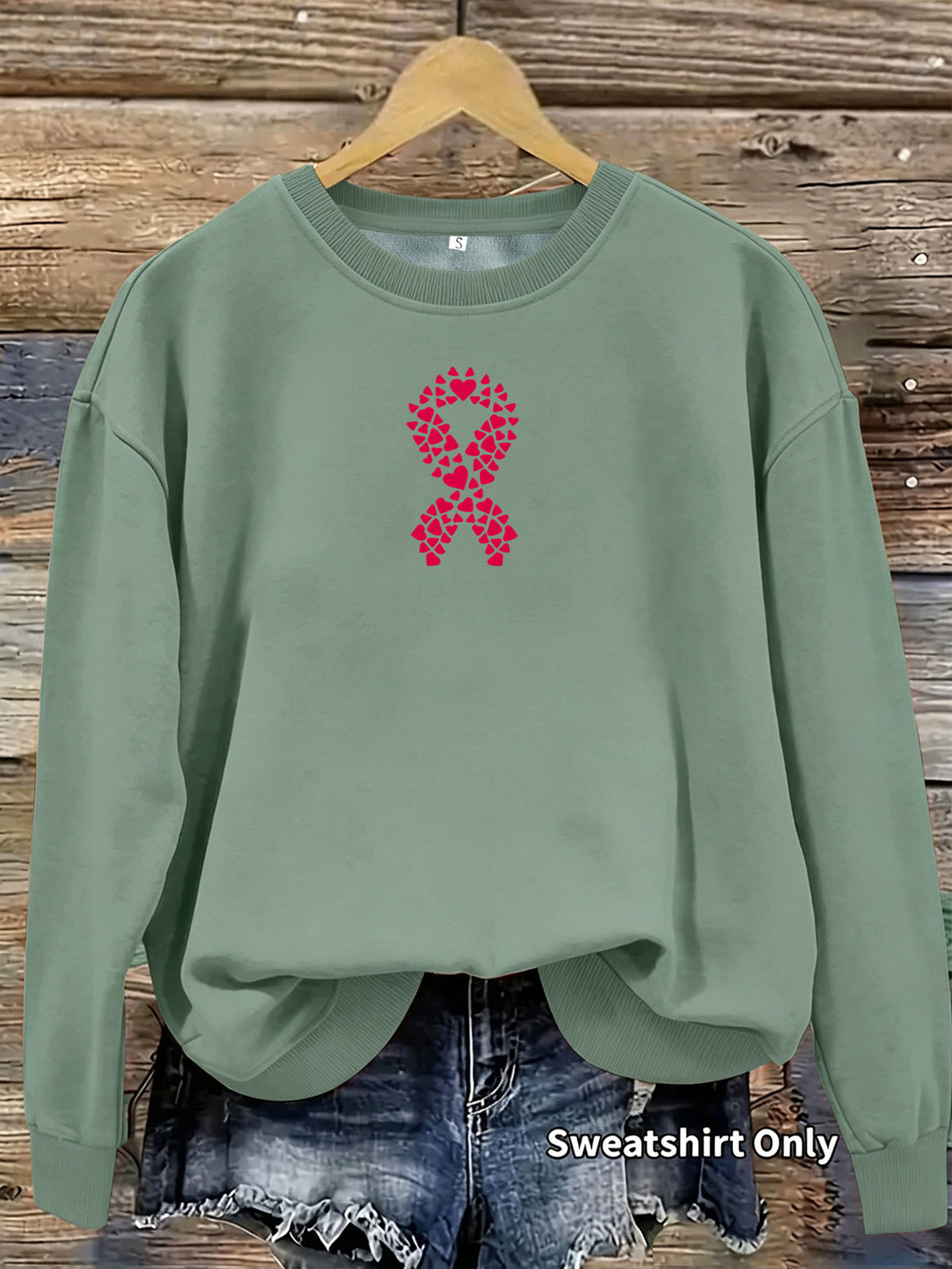 Long-Sleeve Fleece Hoodie | Printed, 7 Colors - Coffee