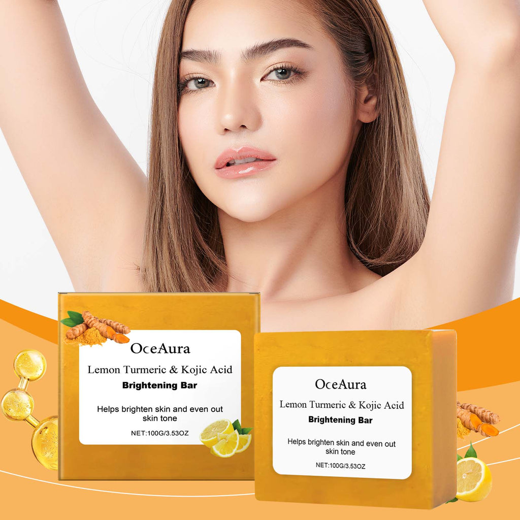Lemon Turmeric Soap | Gentle Cleansing Bar for Face & Body