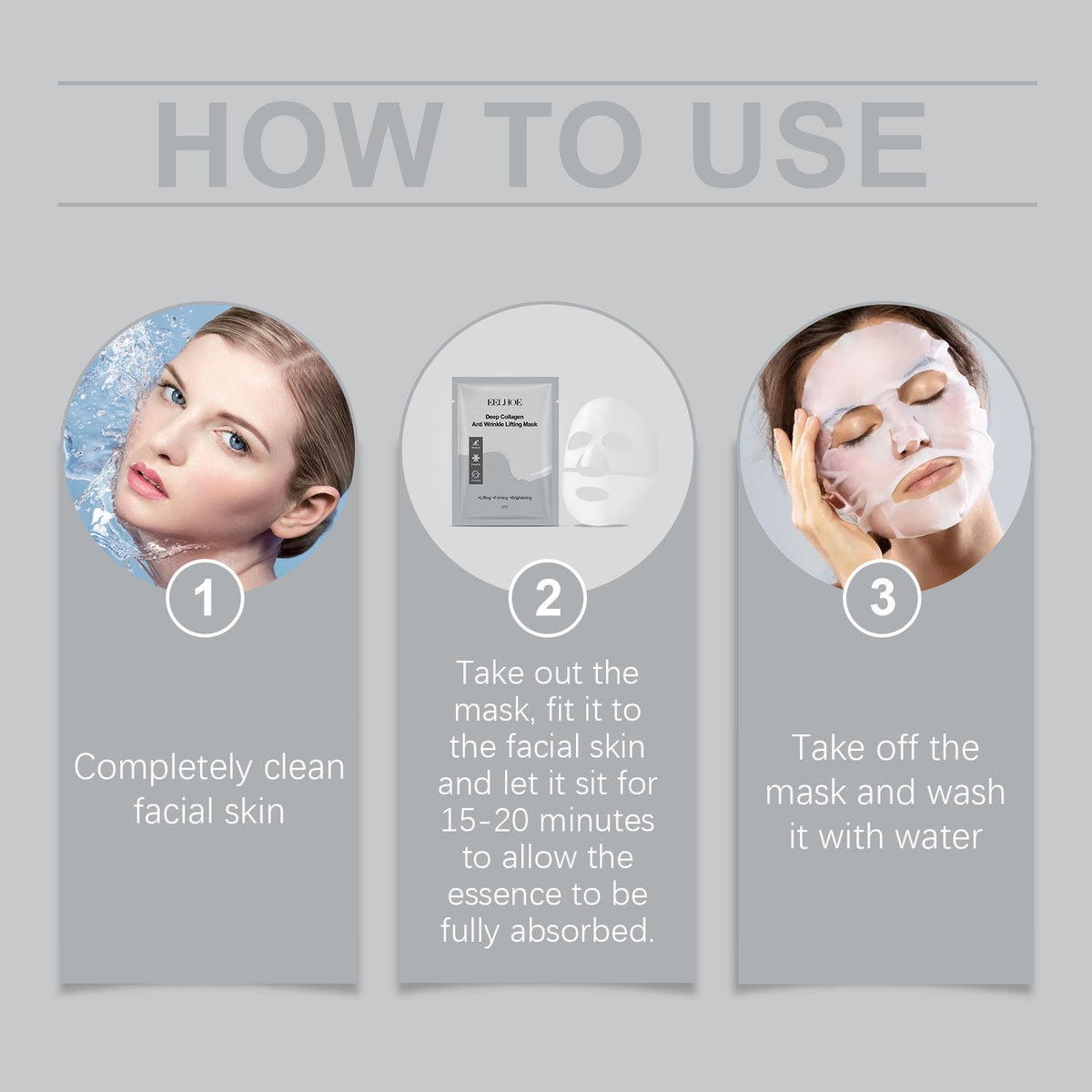 Collagen Hydrating Sheet Face Mask | Hyaluronic Acid & Niacinamide