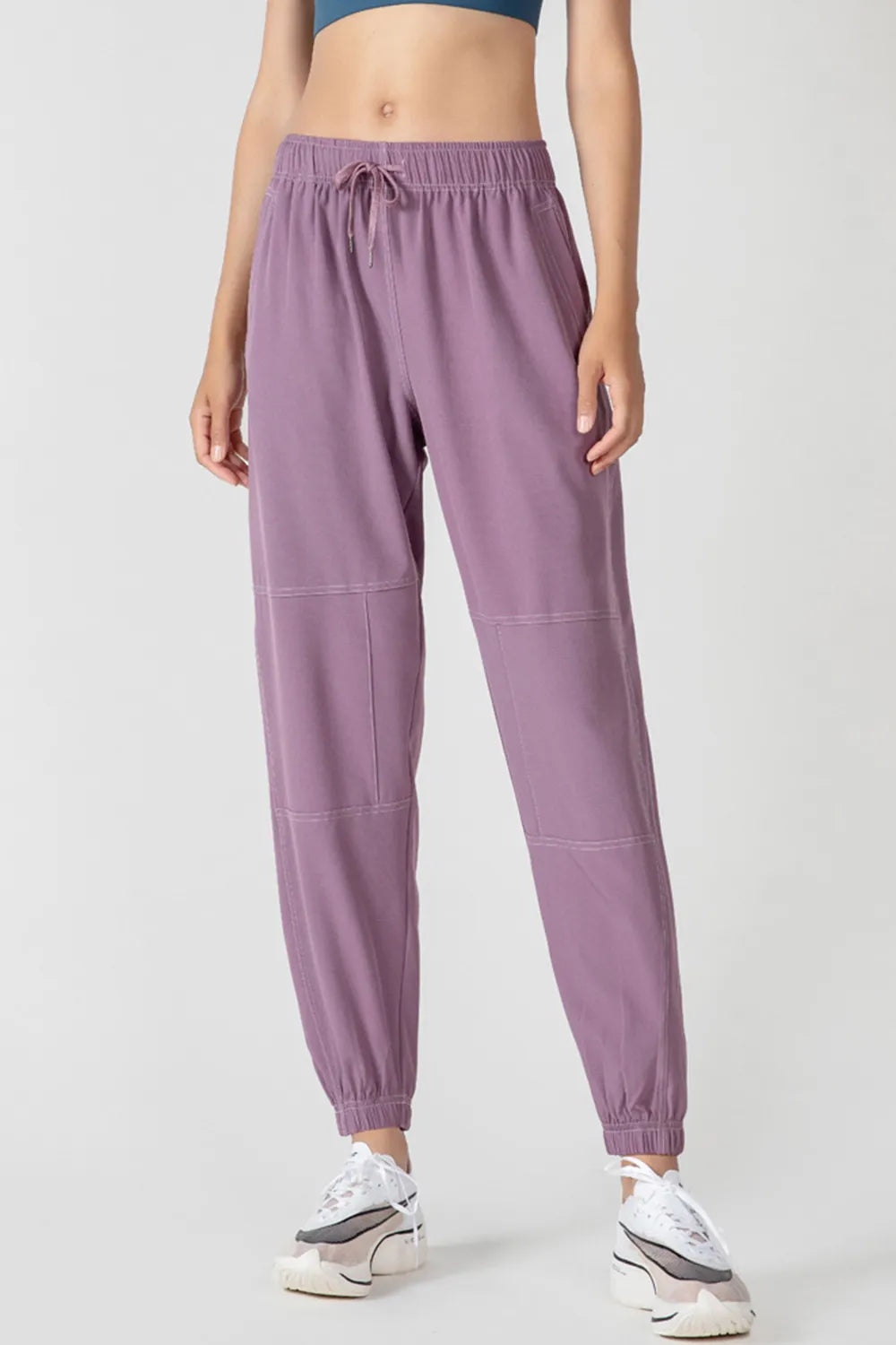 Women's Stretch Drawstring Joggers with Pockets | 4 Colors