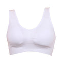 Women's Padded Yoga Sports Bra | Wire-Free Nylon Crop Top, 7 Colors