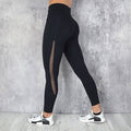Women's High Waist Mesh Yoga Leggings | Pockets, 3 Colors