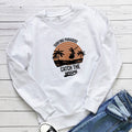 Women's Surfing Paradise Letter Print Hoodie | Cotton, 7 Colors