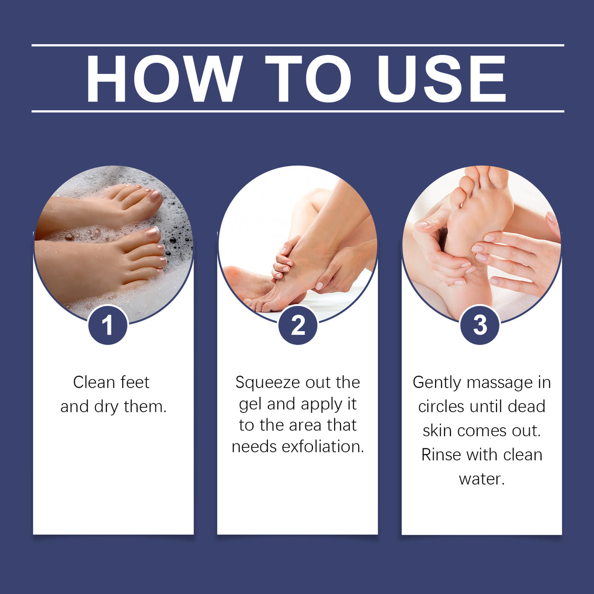 Foot Exfoliating Gel | Lemon & Aloe Vera, Moisturizing Foot Care