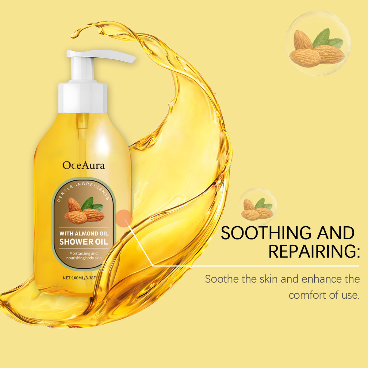 Coconut Bath Oil | Moisturizing Body Cleansing Oil