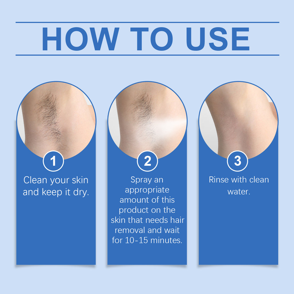 Mousse Hair Removal Spray | Gentle Body Hair Removal