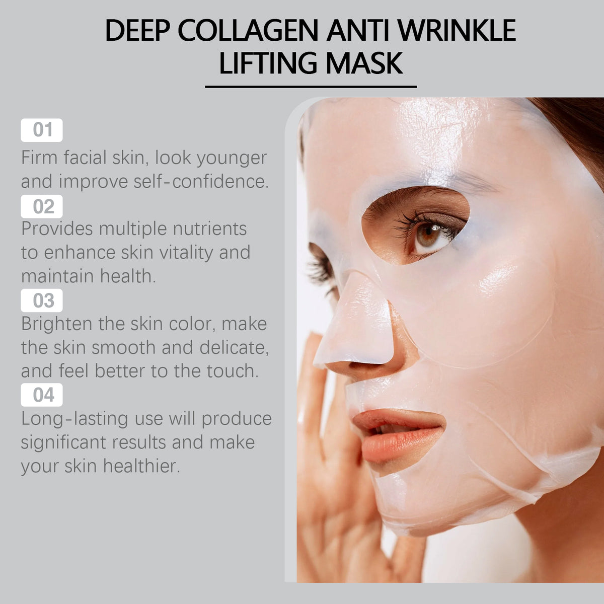 Collagen Hydrating Sheet Face Mask | Hyaluronic Acid & Niacinamide