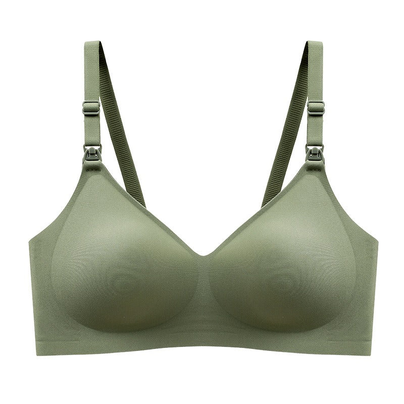 Women's Seamless Maternity & Nursing Bra | Nylon, 5 Colors