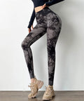 Women's Seamless Tie-Dye Yoga Leggings | High Waist, 4 Colors