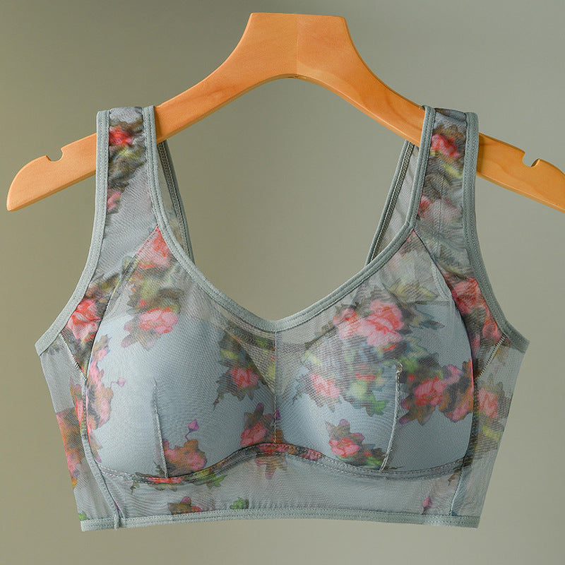 Women's Plus-Size Lace Push-Up Bra | Wireless Seamless Bralette