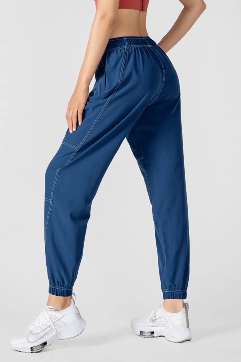 Women's Stretch Drawstring Joggers with Pockets | 4 Colors