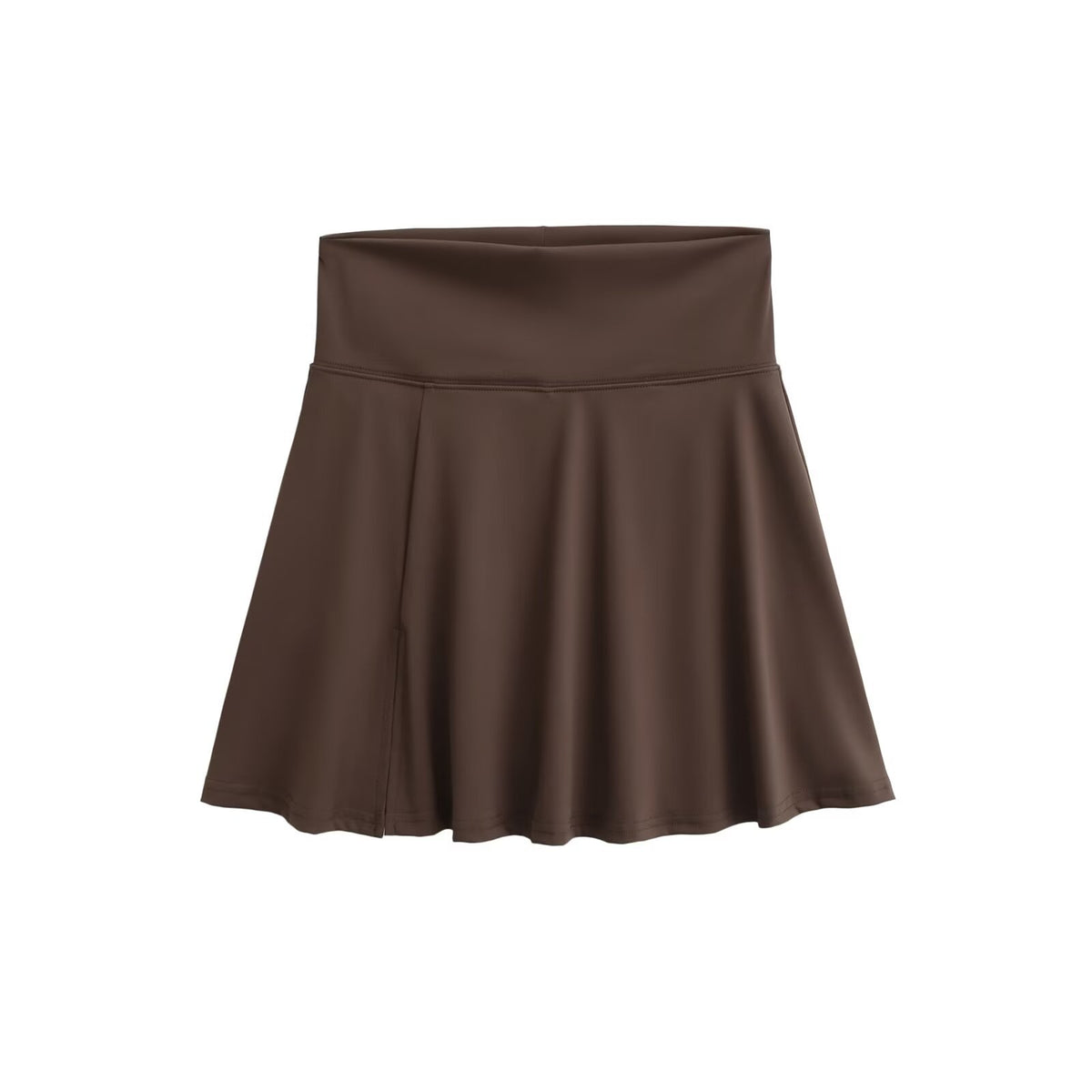 Women's A-Line Mini Skirt | Stretch Nylon, 5 Colors - White Gray