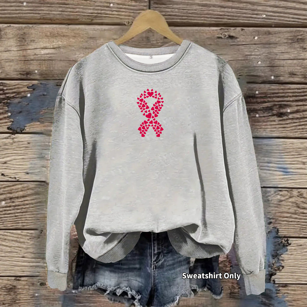 Long-Sleeve Fleece Hoodie | Printed, 7 Colors - White