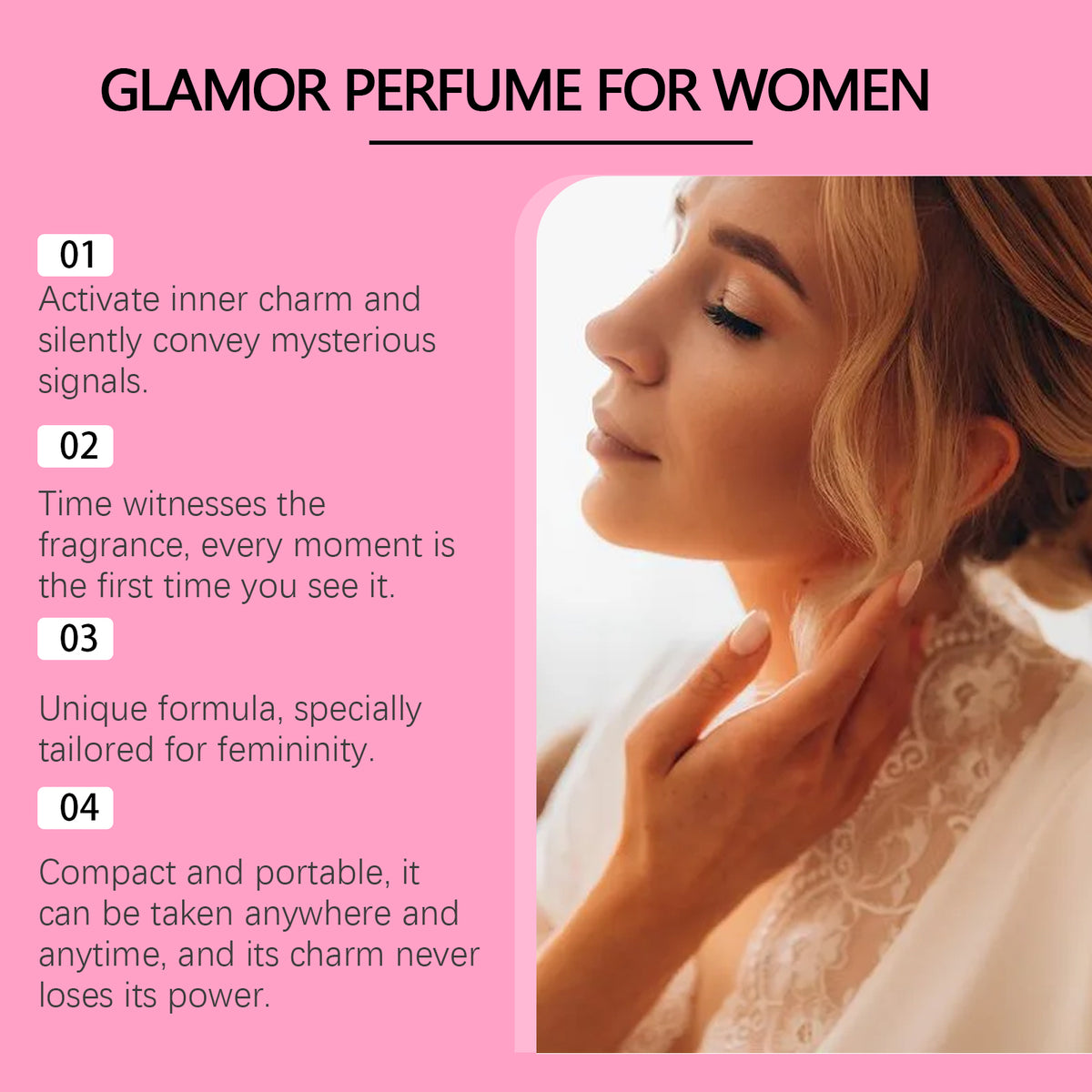 Glamor Floral Perfume for Women | Rose, Patchouli & Grapefruit