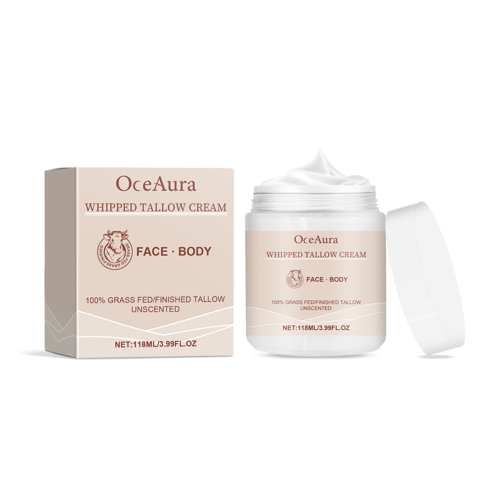 Tallow Face & Body Cream | Almond & Olive Oil, Moisturizing