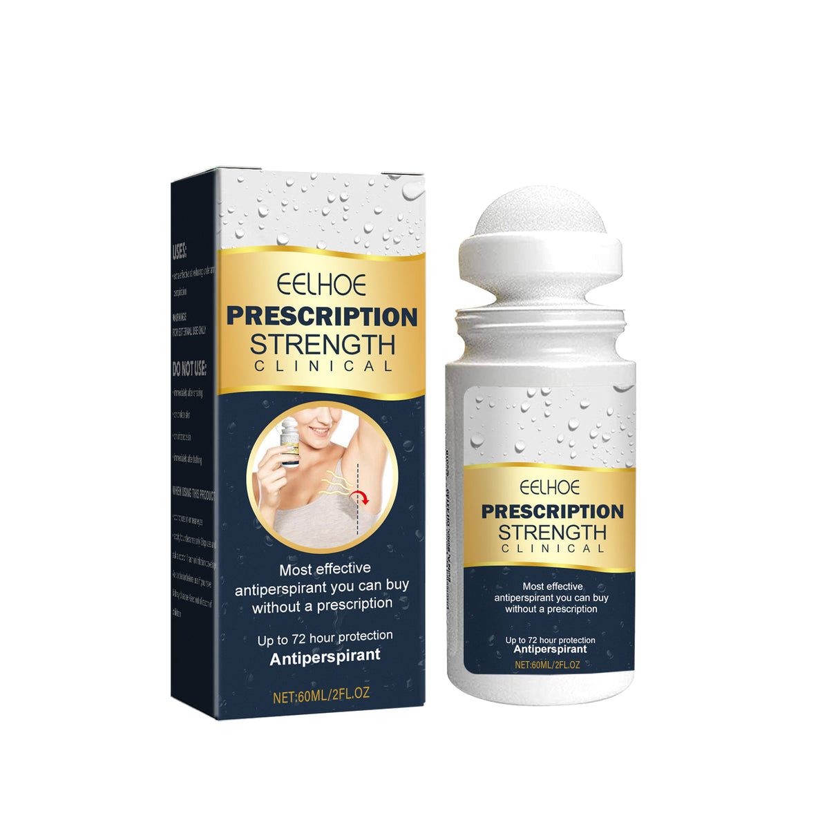 Roll-On Underarm Deodorant | Portable, Long-Lasting Fragrance