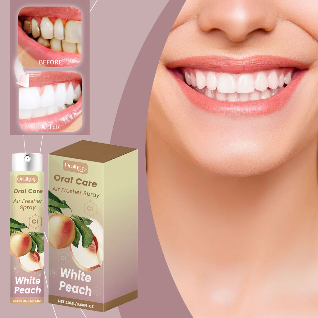 White Peach Breath Spray | Honey Peach Extract & Sorbitol
