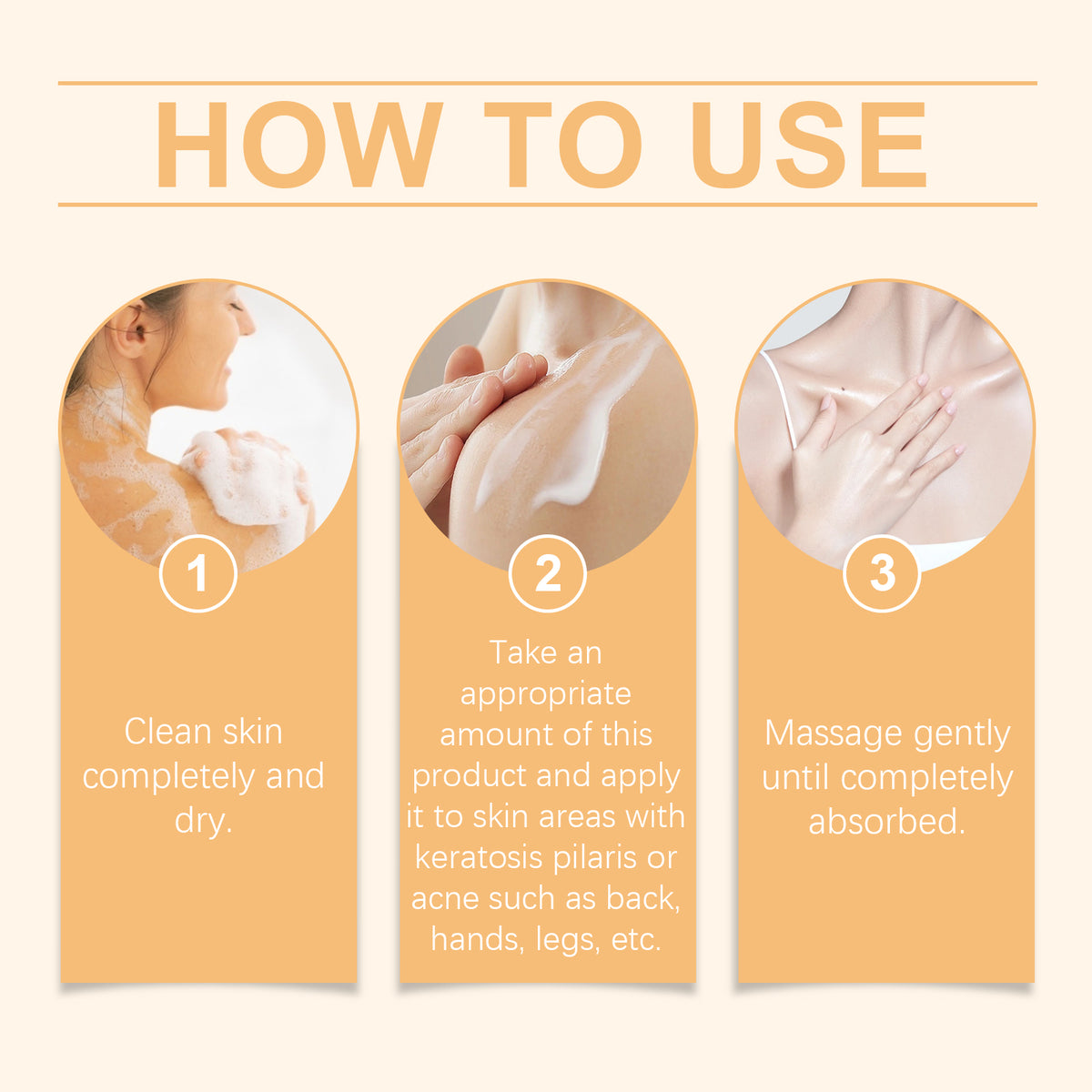 Exfoliating Body Cream | Lactic Acid, Vitamin E & Allantoin