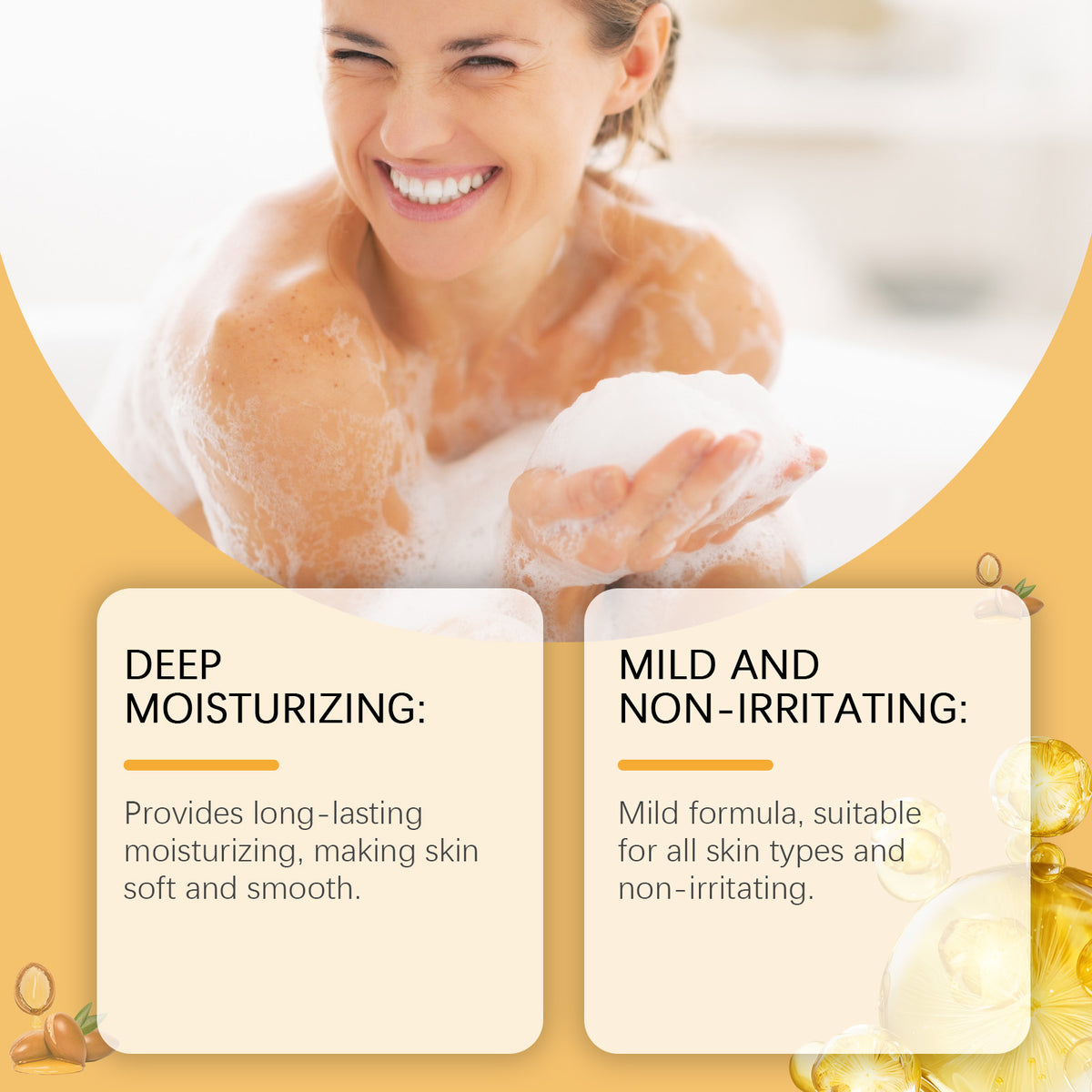 Orange Peel Body Soap | Niacinamide, Collagen & Shea Butter