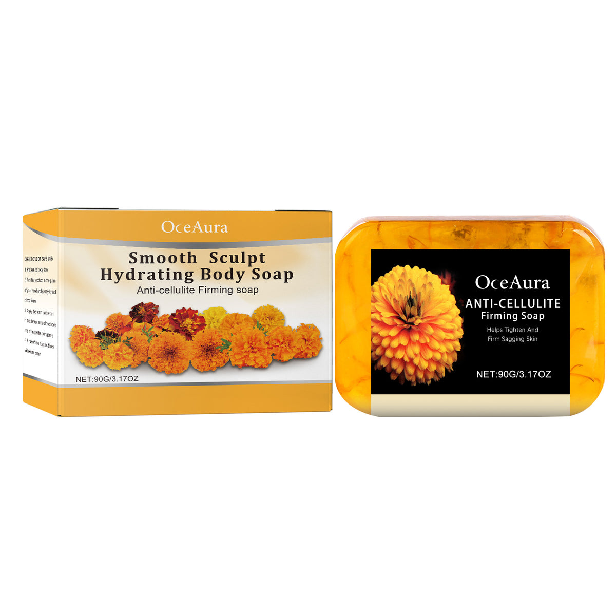 Orange Peel Body Soap | Niacinamide, Collagen & Shea Butter