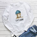 Cat Noodle Graphic Hoodie for Women | Cotton, Loose Fit