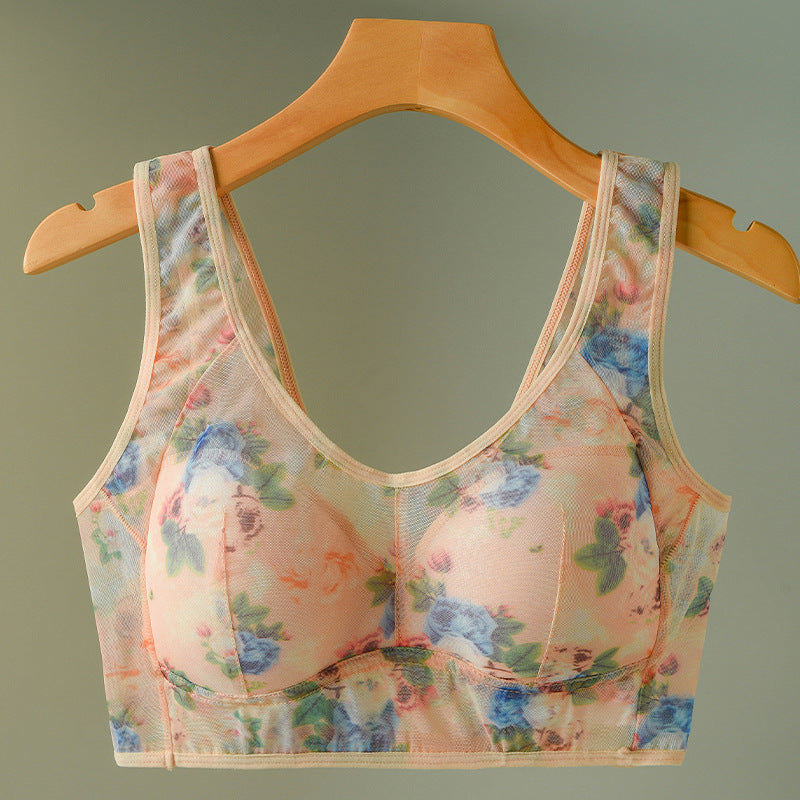 Women's Plus-Size Lace Push-Up Bra | Wireless Seamless Bralette
