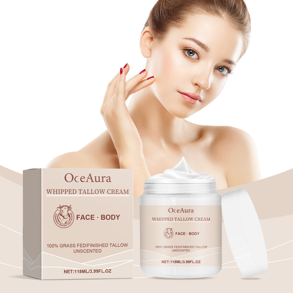 Tallow Face & Body Cream | Almond & Olive Oil, Moisturizing