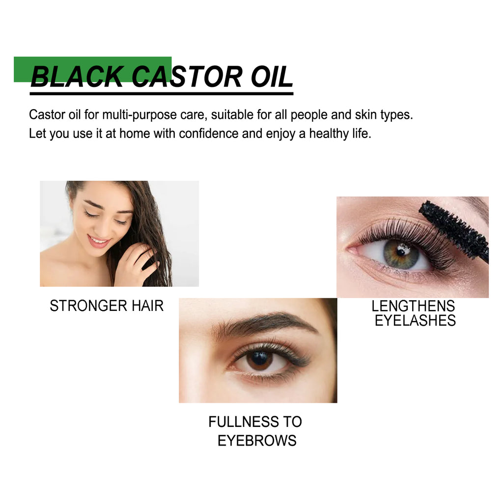Castor Oil for Hair, Brows & Lashes | Nourishing Oil