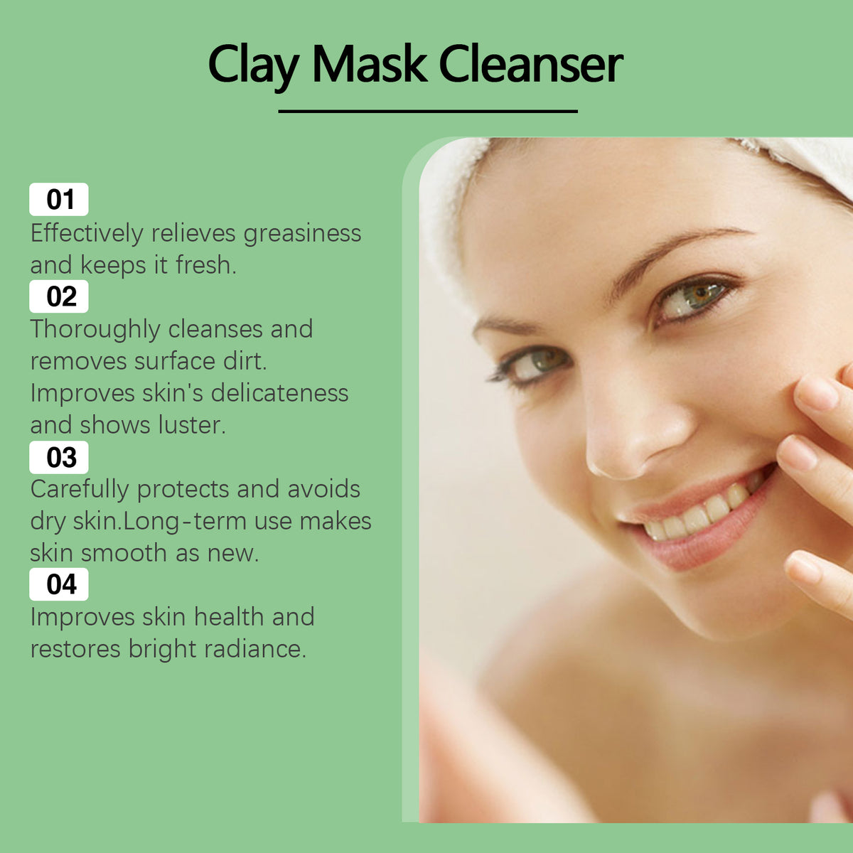 Green Tomato Clay Face Mask | Bentonite, Pore Cleansing