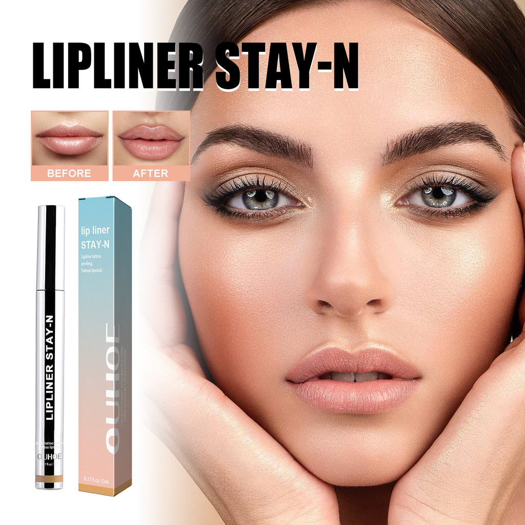 Peel-Off Lip Liner | Light Brown, Smudge-Free