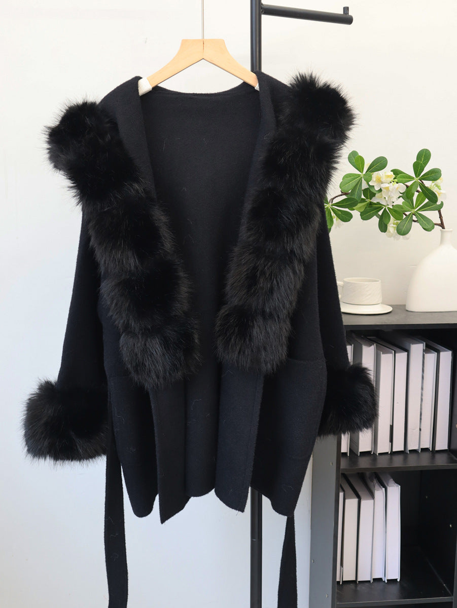 Women's Hooded Belted Cardigan Jacket | Loose Fit, 5 Colors