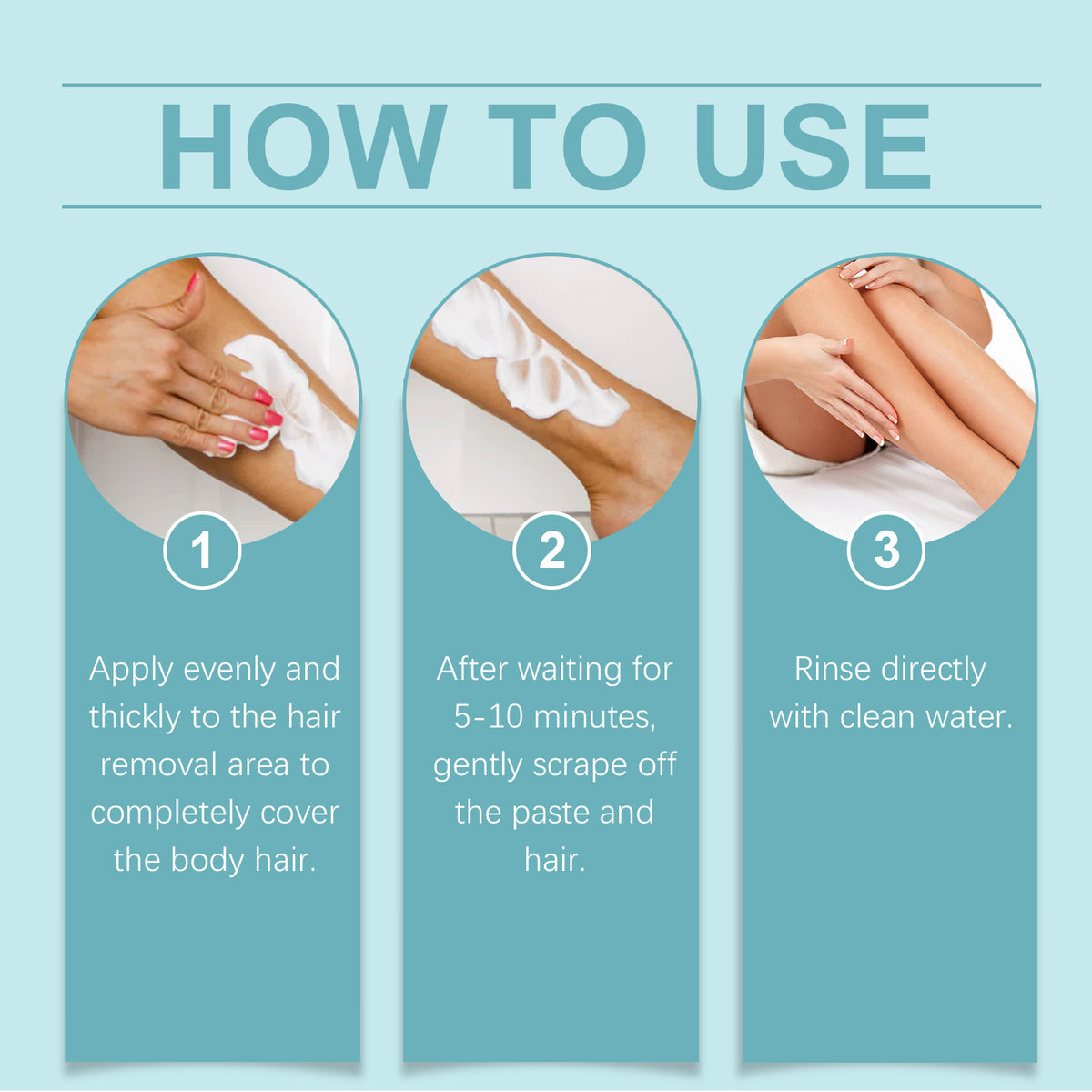 Gentle Hair Removal Cream | Olive Oil, Armpit, Leg & Body