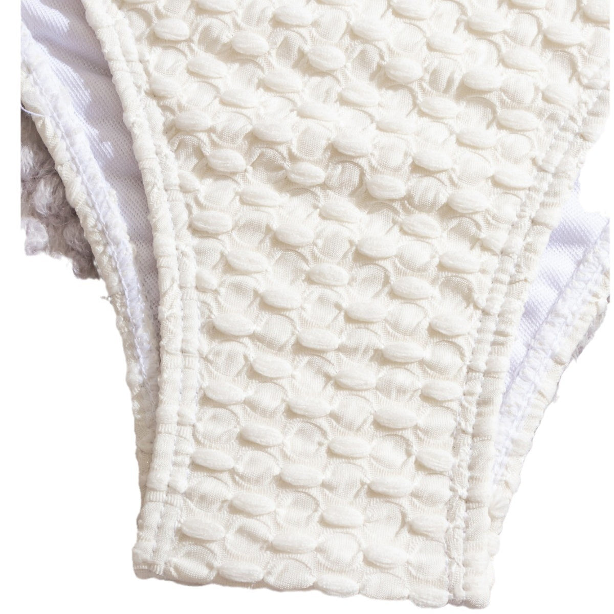 Women's Ivory White Swimsuit | Polyester Swimwear