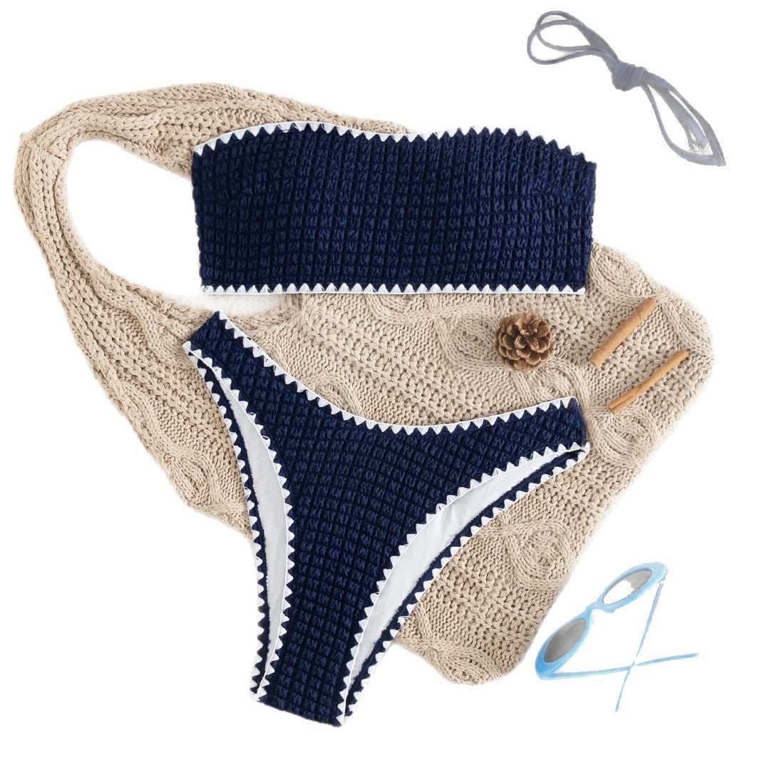 Women's Blue Bikini Set | Two-Piece Swimwear