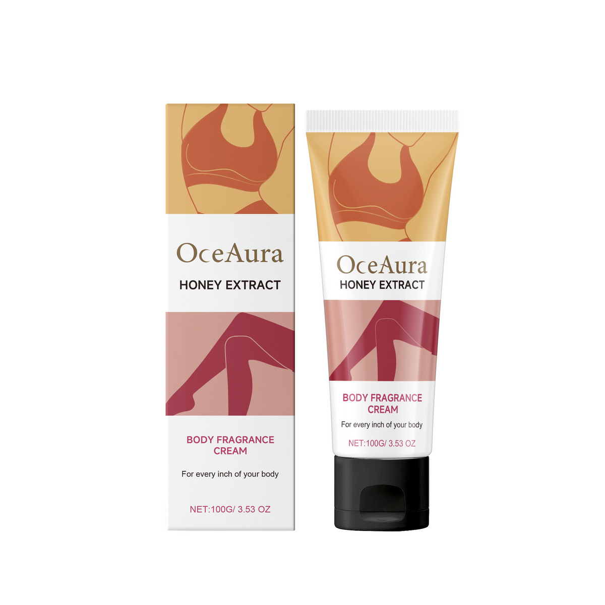Light Fragrance Body Cream | Honey & Vitamin E, Odor Care