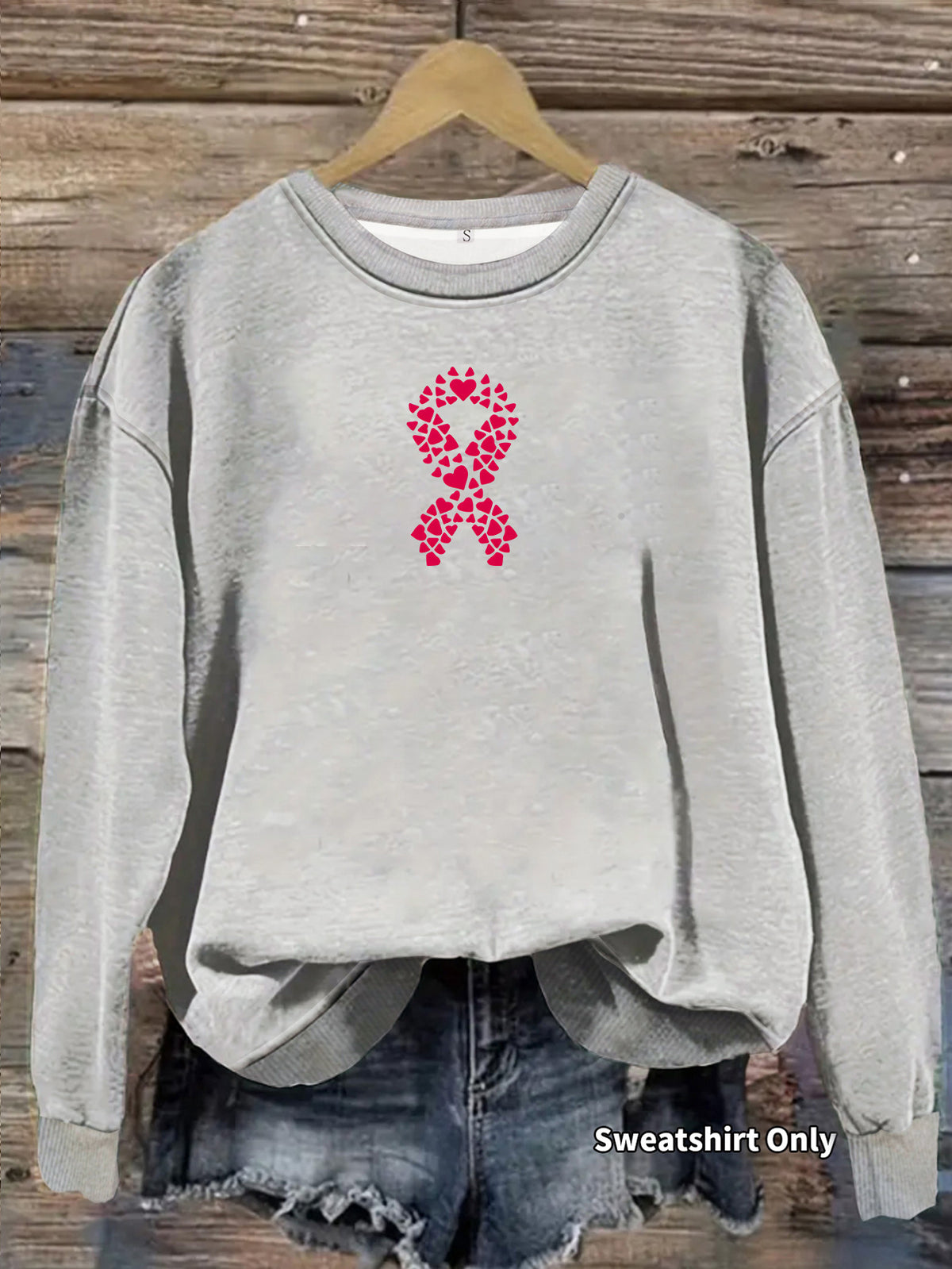 Long-Sleeve Fleece Hoodie | Printed, 7 Colors - Pink