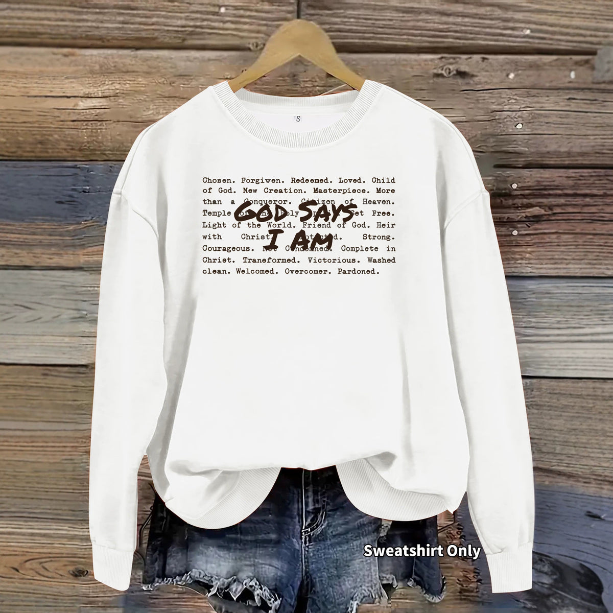 Women's Loose Print Hoodie | Round Neck, Lantern Sleeves, 7 Colors - Pink