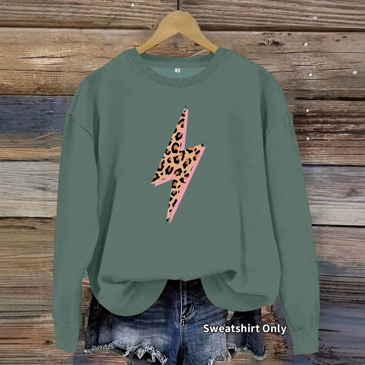 Women's Velvet Print Sweatshirt | Lantern Sleeve, 7 Colors - Black