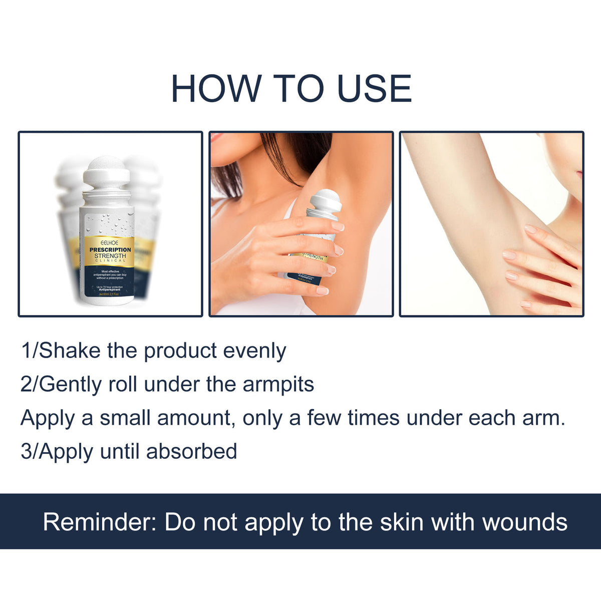 Roll-On Underarm Deodorant | Portable, Long-Lasting Fragrance