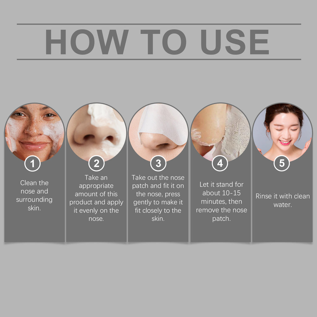 Blackhead Nose Mask Set | Salicylic Acid & Tea Tree Oil Nose Strips
