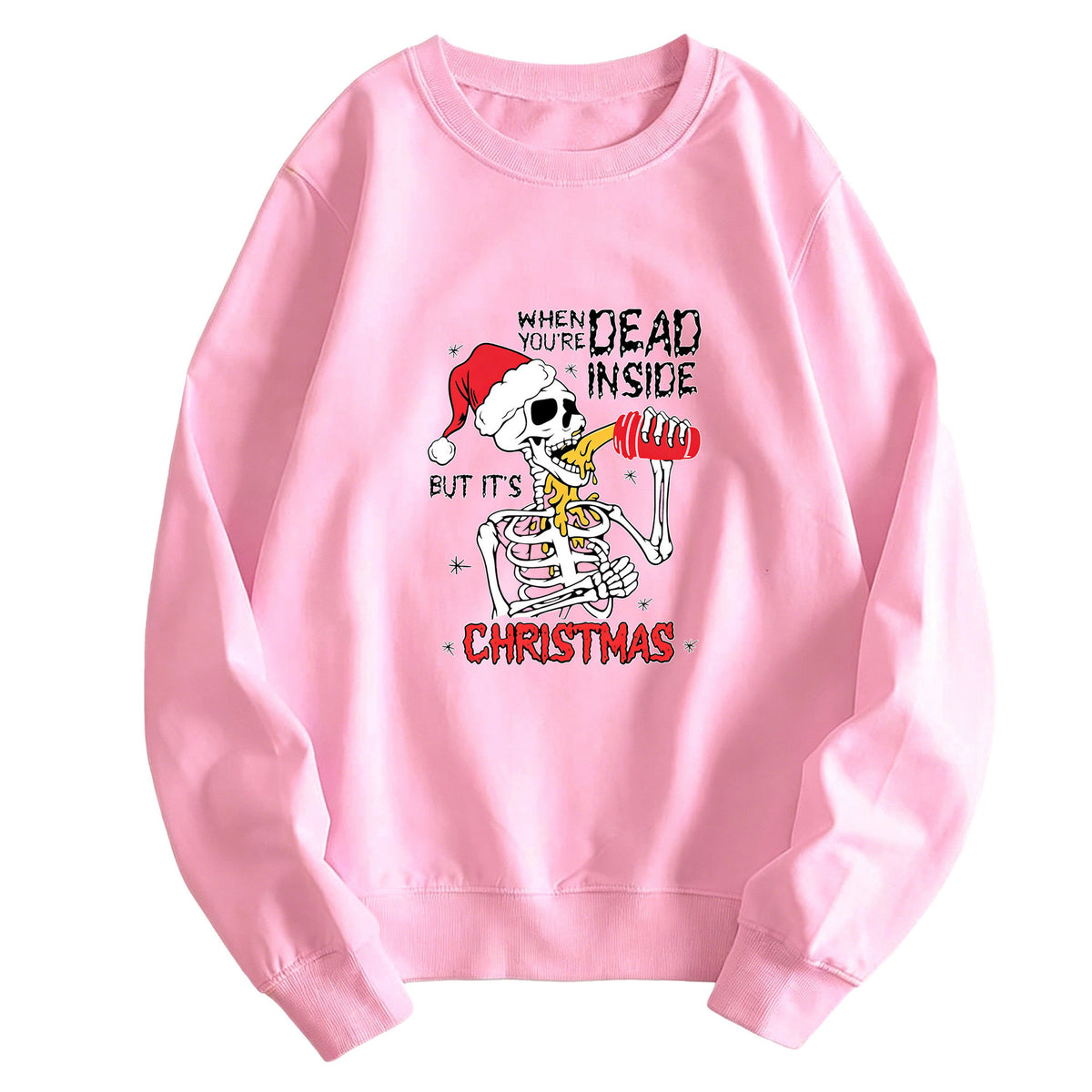 "When You're Dead Inside" Graphic Hoodie | Cotton Blend