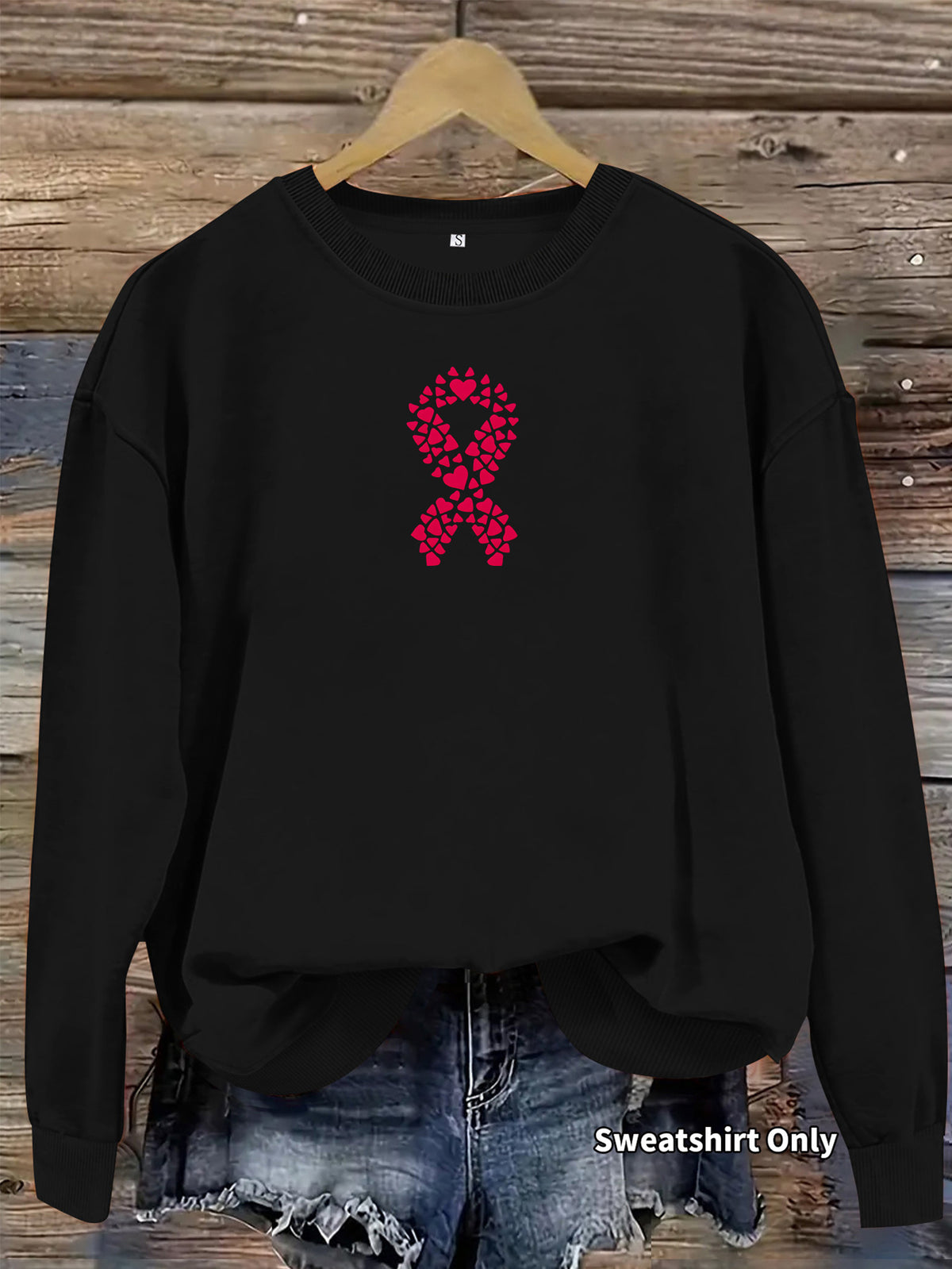 Long-Sleeve Fleece Hoodie | Printed, 7 Colors - White
