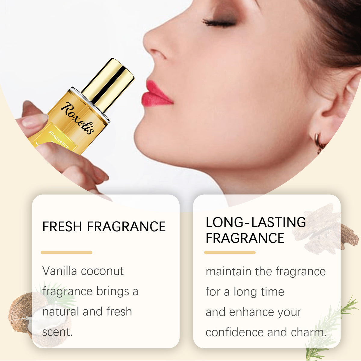 Roxelis Vanilla Coconut Body Spray | Coconut & Sandalwood